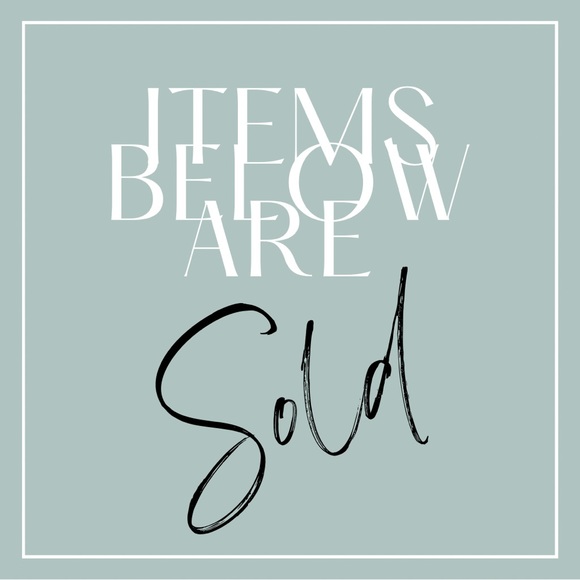 SOLD ITEMS - Picture 1 of 1